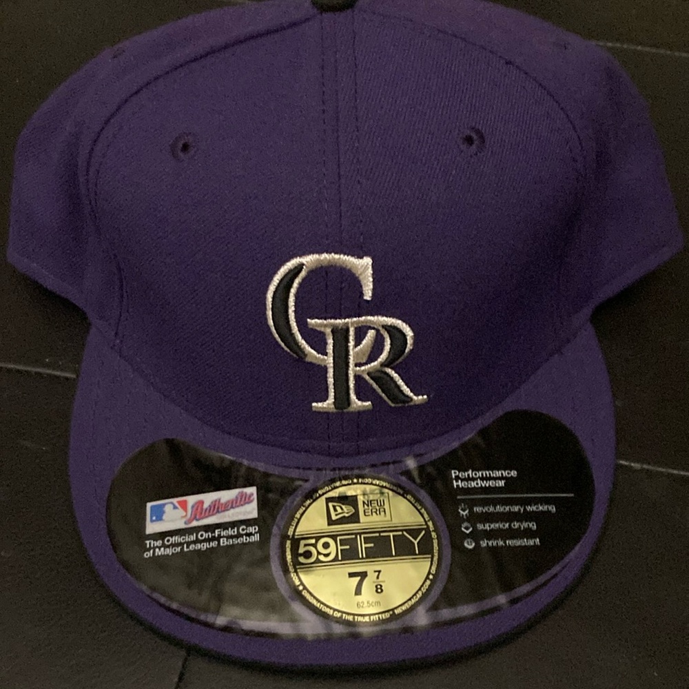 New Era Purple Colorado Rockies Baseball Cap